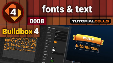 0008. text labels & font editor in buildbox 4