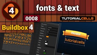 0008. text labels & font editor in buildbox 4 Net Worth