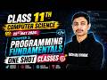 Class 11th Computer Science Unit-03(Programming Fundamentals) Live Class | Federal Board