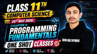 11th Computer Science Unit-03(Programming Fundamentals) Live Class | Federal Board
