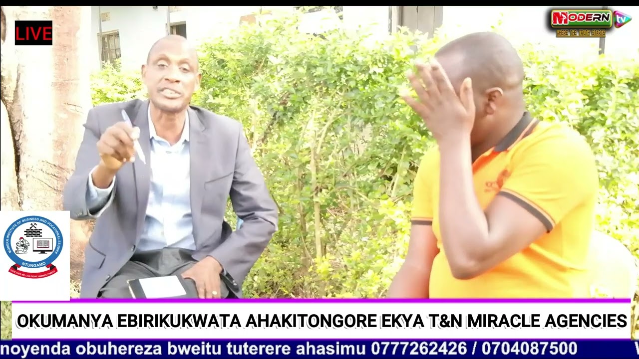 MODERN TV - OKUMANYA EBIRIKUKWATA AHAKITONGORE EKYA T&N MIRACLE AGENCIES -