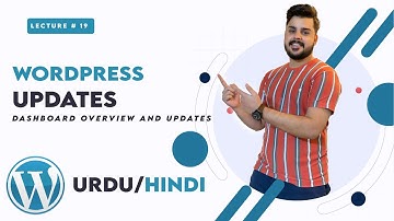 Dashboard overview and Updates | WordPress Complete Course For Beginners to Advance | Urdu/ Hindi