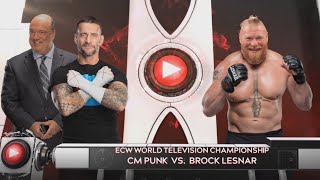 WWE 2K24 BROCK LESNAR VS CM PUNK IRON MAN MATCH