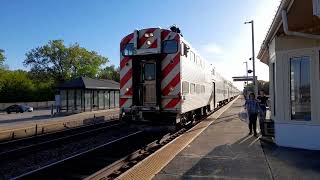 Riding METRA from Geneva to Villa Park on May 14, 2022