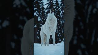 The White Wolf With Fur Like Snow And Penetrating Eyes