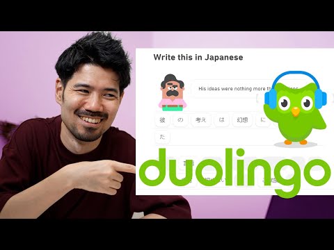 Japanese Guy Tries Duolingo Japanese thumbnail