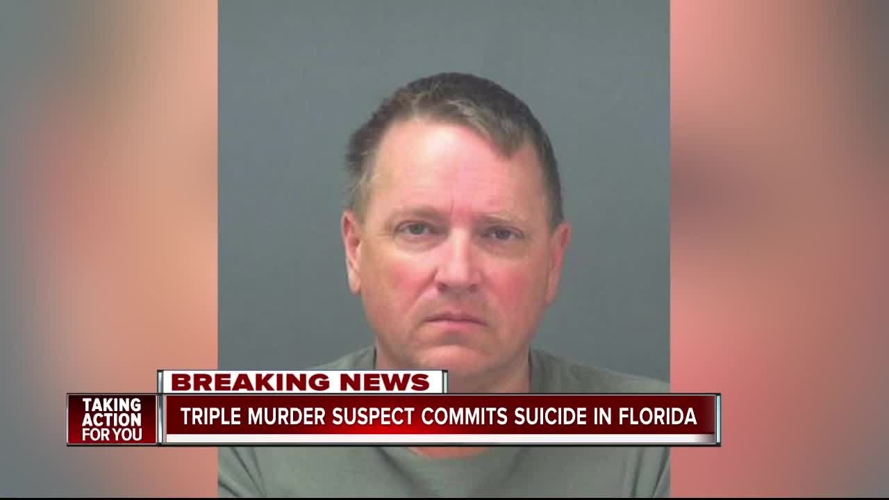 Triple murder suspect commits suicide in Florida - YouTube