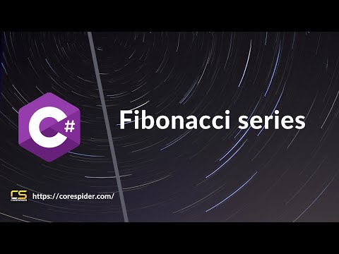 Fibonacci series in C#