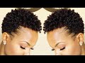 TWA wash and go!! Soft Curls/Tapered cut!!