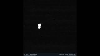 486958 Arrokoth New Horizons flyby - LORRI RAW video (brightness normalized)