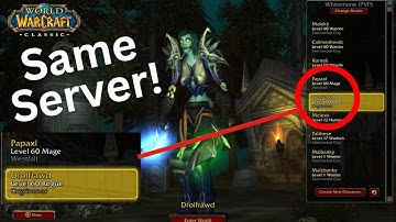 How to have Horde AND Ally on same PVP Server WoW Classic