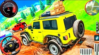 Offroad Jeep driving game 3d || Android Gameplay || jeep 4x4 driving experience