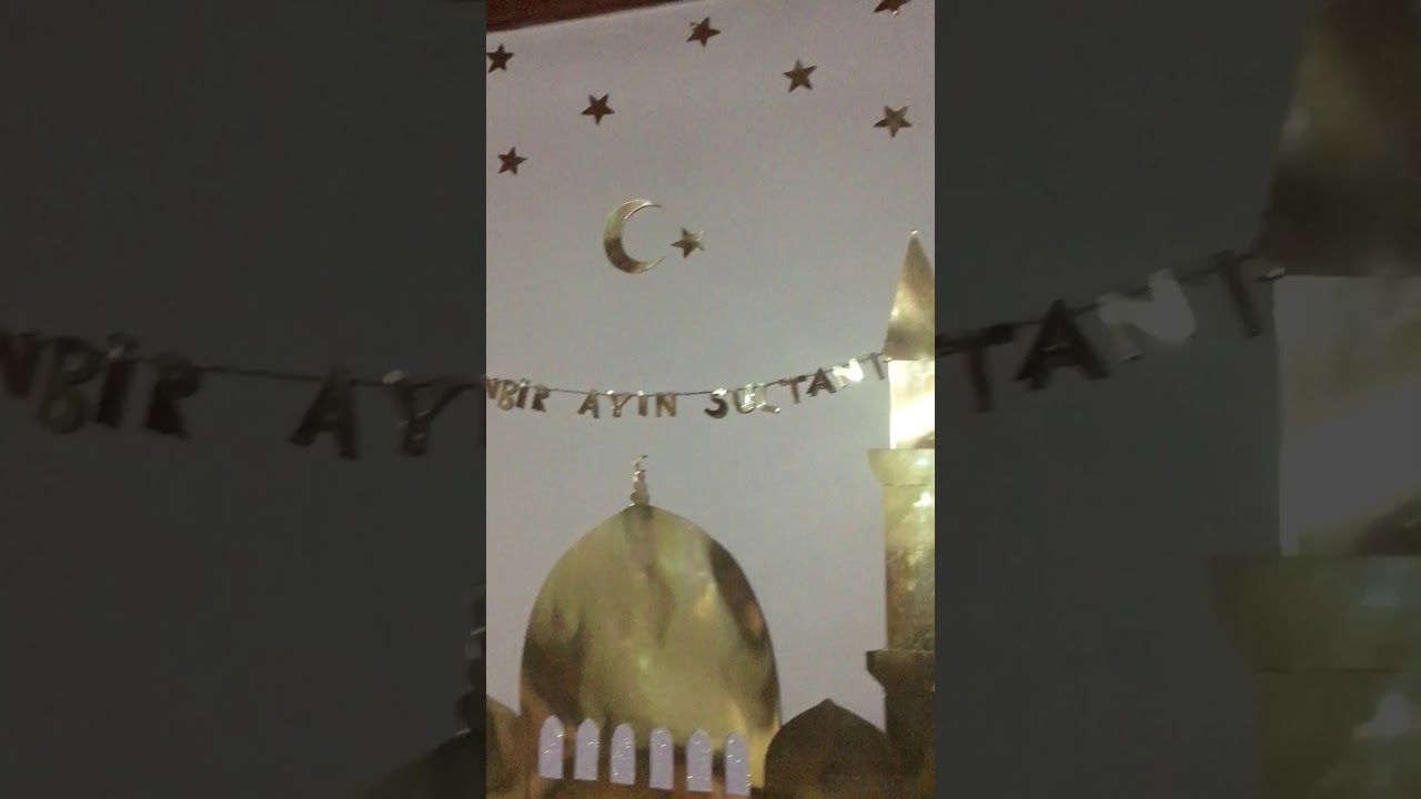 Ramazan süslemesi YouTube