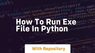 how to run exe file in python
