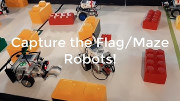 Capture the Flag and Maze Robots with LEGO Mindstorms - Vancouver Robotics Camp 2021