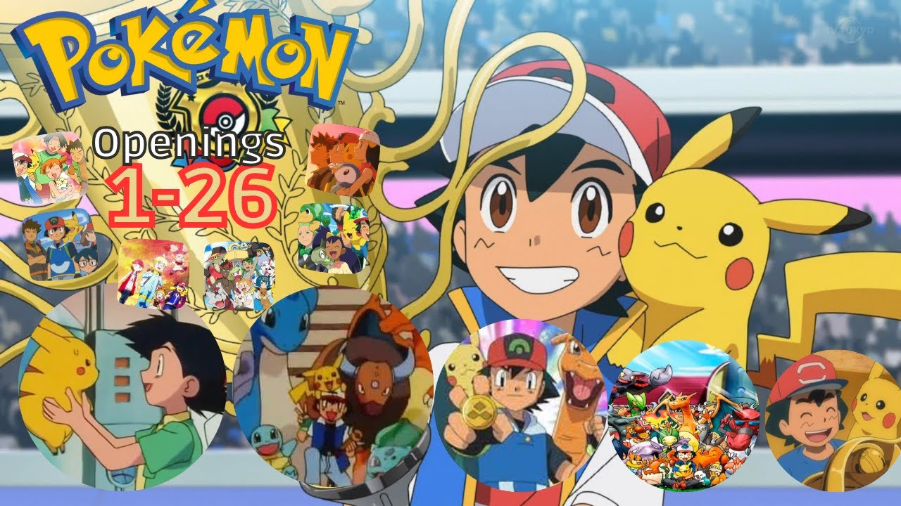 TODOS LOS OPENINGS DE POKÉMON DEL 1-26 en Castellano