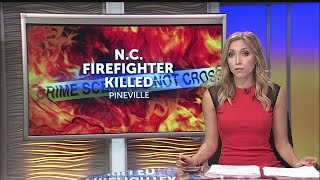 1 NC firefighter killed, 1 hurt battling blaze