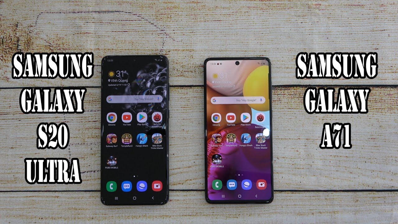 Сравнение Samsung S10 И A52