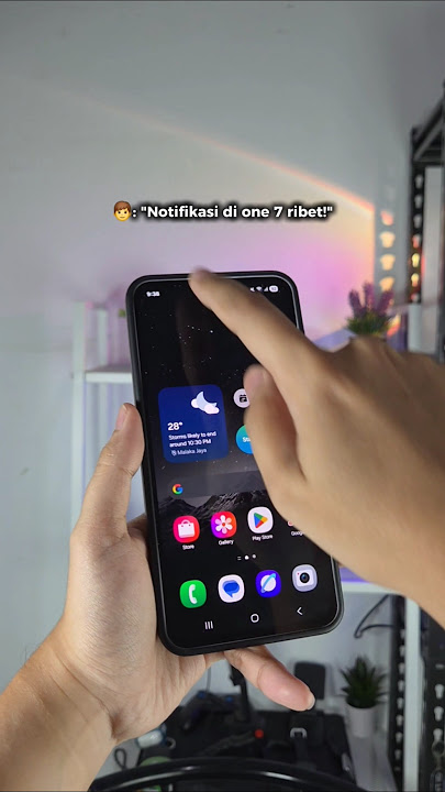 Kustom Notifikasi Samsung di One UI 7 layaknya seperti One UI 6! #samsungtips #galaxya36