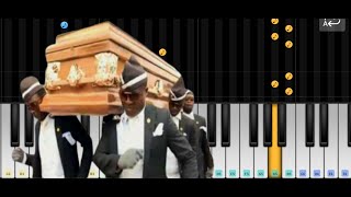 Coffin dance meme song music Piano astronomia عزف اغنية رقصو التابوت على البيانو