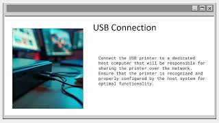 Sharing USB Printer