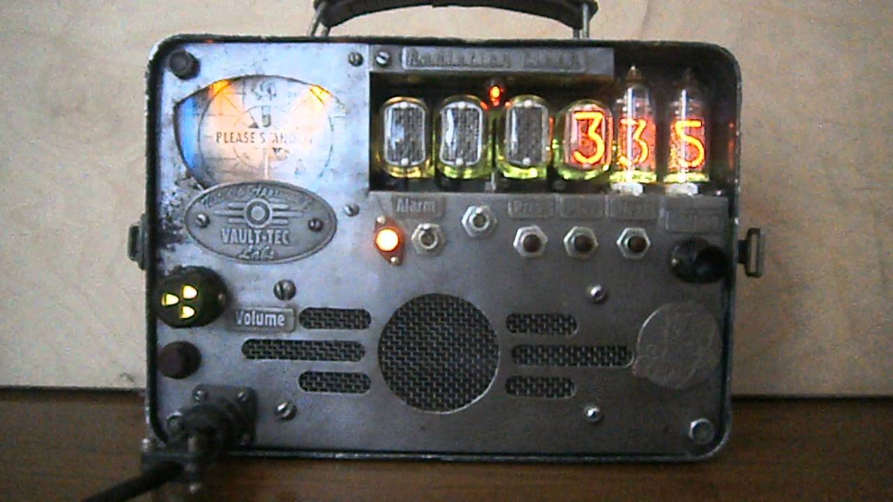 Fallout nixie clock YouTube