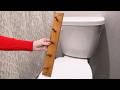 Stick A Coat Rack Beside Your Toilet - This Is Brilliant!