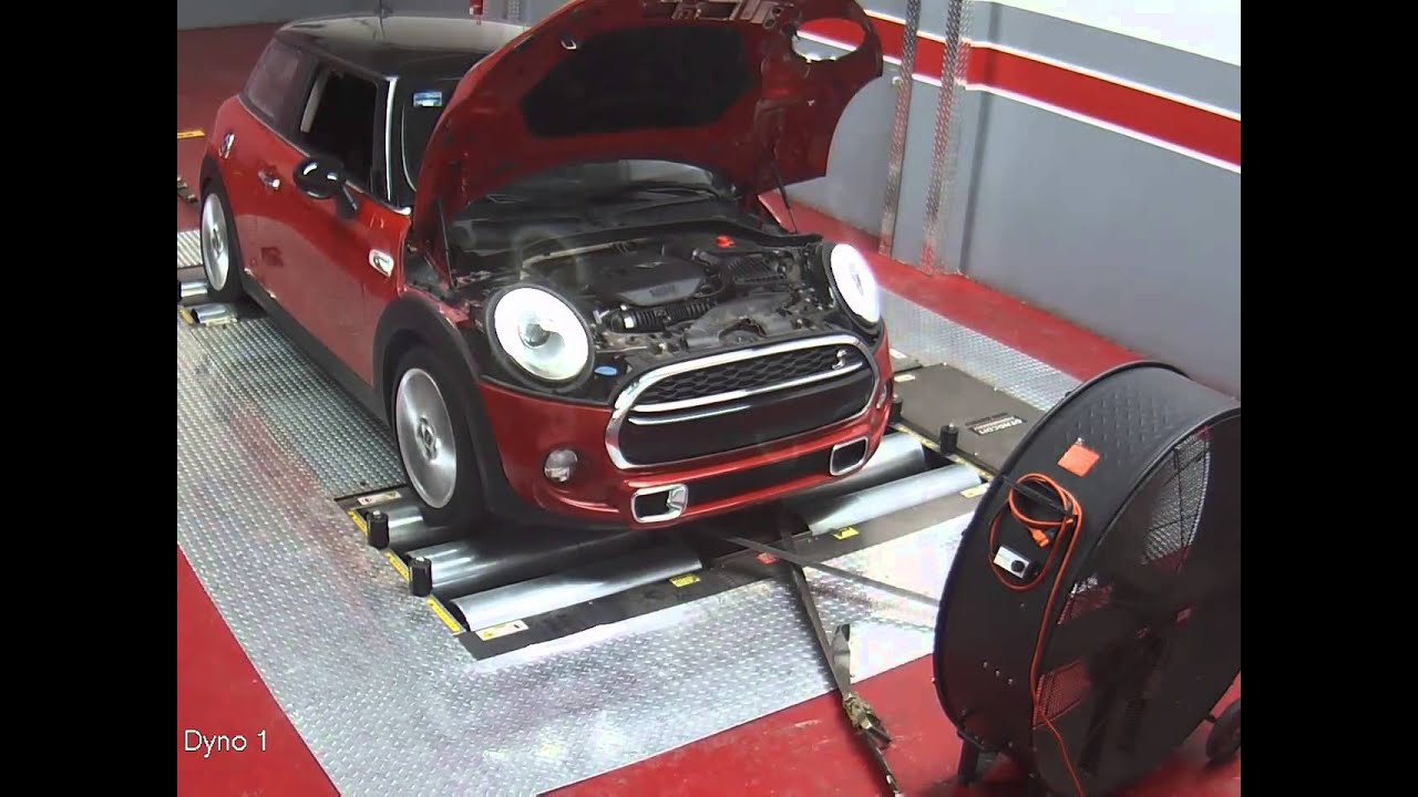 GT Tuning Mini Cooper S F56 stage 1 dyno tuning - YouTube