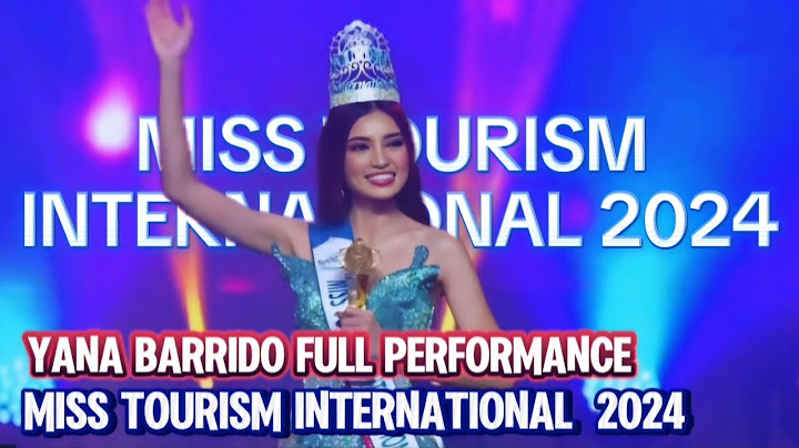 Miss Philippines–YANA BARRIDO Full Performance in Miss TOURISM International 2024