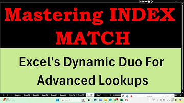 Mastering INDEX MATCH: Excel’s Dynamic Duo for Advanced Lookups