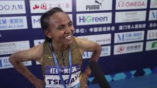 Gudaf Tsegay Clocks World No. 3 ALL-TIME Women&#39;s 1,500m In Season Debut At Xiamen Diamond League