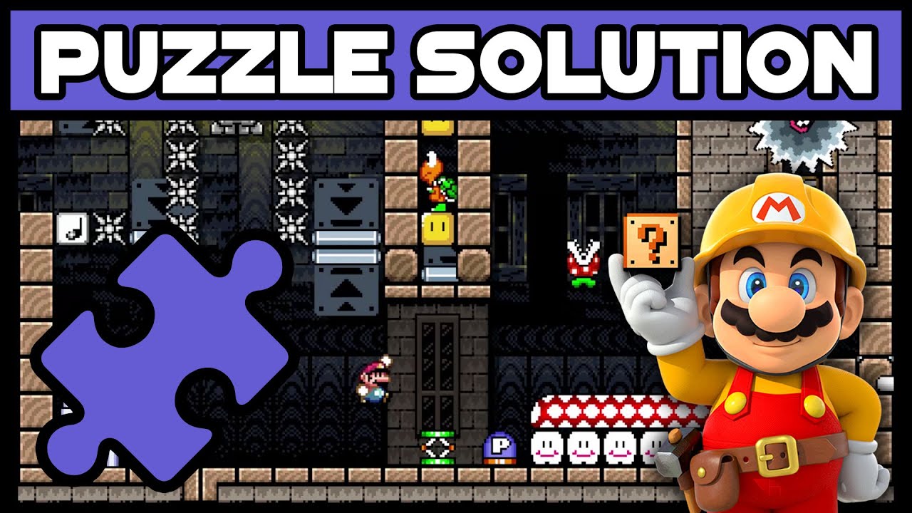 Super Mario Maker - One Screen Puzzle Walkthrough [#1] - Krazy Koopa ...