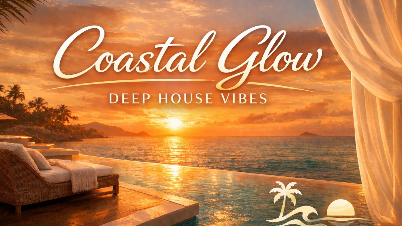 Coastal Glow 🌅 Tropical Deep House Mix | Sunset Chill House Vibes (8 Min)