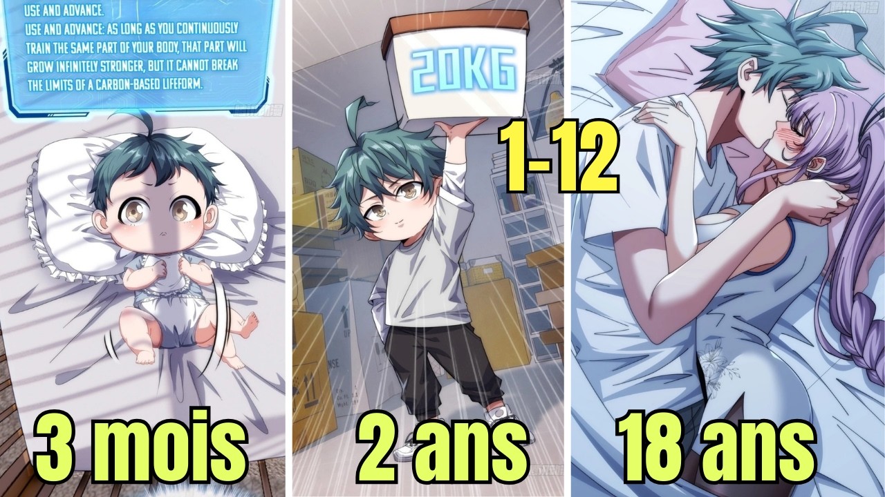 Réincarné en bébé, il maîtrise l'évolution infinie dès la Naissance !