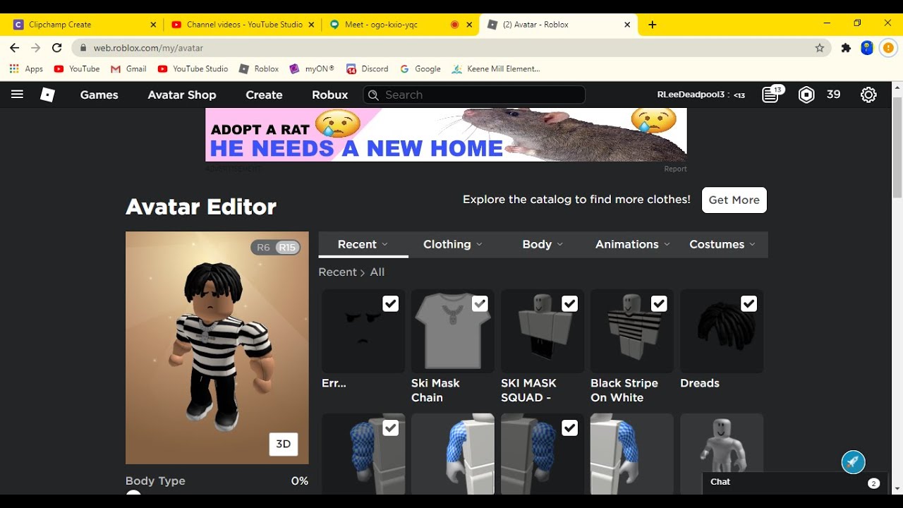 MAKING SKI MASK THE SLUMP GOD A ROBLOX ACCOUNT!! YouTube