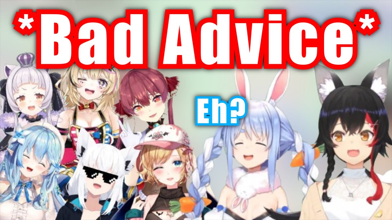 Holomems And Pekora: Dating With Bad Advices (Marine, Fubuki, Mio, Polka, Shion,  Lamy, Choco)