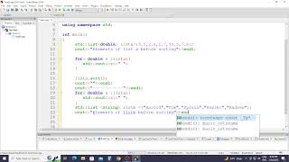 List Sort C++ Lesson 20  HD