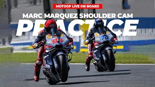 Marc Marquez Shoulder Cam Assen Practice - Update MotoGP On Board