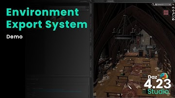 Daz to Blender 2024: Environment Export System