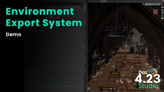 Daz to Blender 2024: Environment Export System