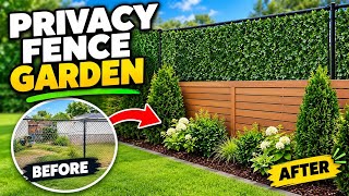Privacy Fence Ideas | 7 Creative Ways to Make Your Fence Private🔥