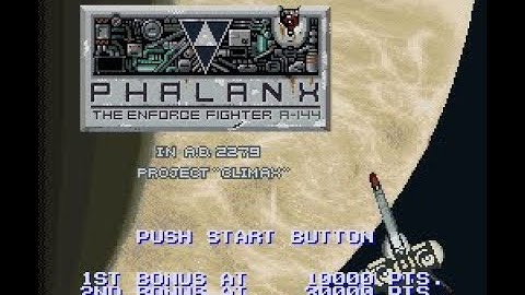 Phalanx (SNES) - Intro
