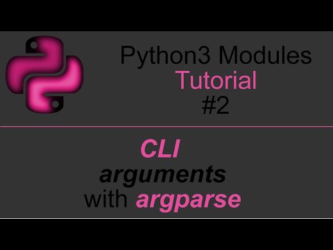 CLI arguments with argparse - Python3 modules #2