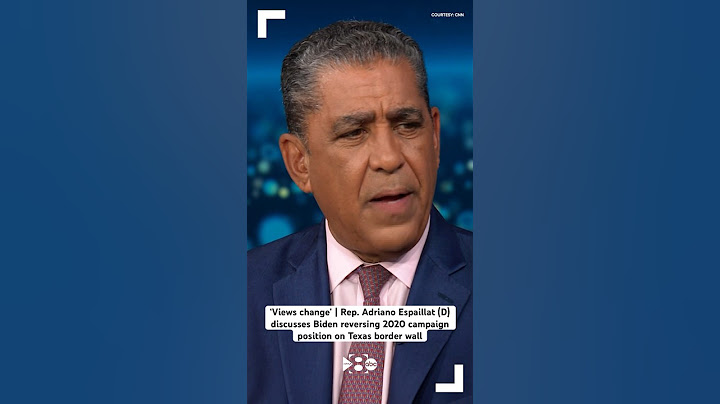 ‘Views change’ | Adriano Espaillat discusses Biden reversing 2020 campaign position on border wall