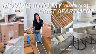 Download Lagu MOVING INTO MY FIRST APARTMENT ALONE AT 21 ππ‘ unpacking, couch delivery & pink kitchen organization Download Lagu MOVING INTO MY FIRST APARTMENT ALONE AT 21 ππ‘ unpacking, couch delivery & pink kitchen organization