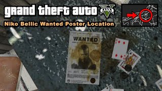 Niko Bellic wanted poster location - GTA 5 Niko Bellic wanted poster location - GTA 5