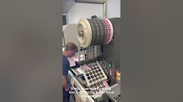 Watch how we cut 60,000+ custom labels in action ! #customlabels #lasercutting #smallbusiness