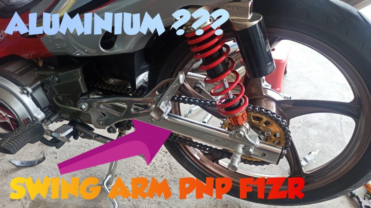 Pasang SWING ARM SUPER TRACK Di Yamaha F1ZR, Tampilan Jadi Lebih GANTENG.....