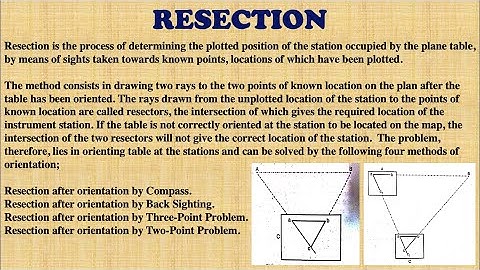 Resection Method | Plane Table Surveying | Hindi | Part-6 | Surveying |