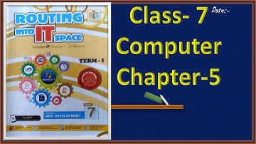 Class 7 Computer Chapter 5